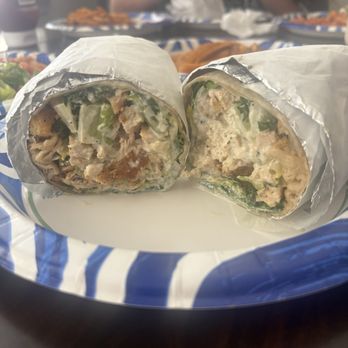 Basilico Italiano - Chicken Caesar salad wrap - Italian Near Me - Concord, North Carolina Basilico Italiano - Chicken Caesar salad wrap - Italian Near Me - Concord, North Carolina