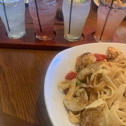 NEW Tasmanian Shrimp & Scallop Pasta & Boomerang margaritas NEW Tasmanian Shrimp & Scallop Pasta & Boomerang margaritas