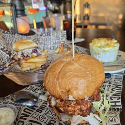 Sliders pulled pork special, Mac n cheese, warsugai sandwich! So good, recommend all! Sliders pulled pork special, Mac n cheese, warsugai sandwich! So good, recommend all!