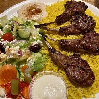 Charcoal Grill - Lamb chop plate! The best lamb chops ever, perfectly done! - Mediterranean Near Me - Glendale, Arizona Charcoal Grill - Lamb chop plate! The best lamb chops ever, perfectly done! - Mediterranean Near Me - Glendale, Arizona