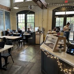 Black and White Coffee - A few more seats to the left in the picture