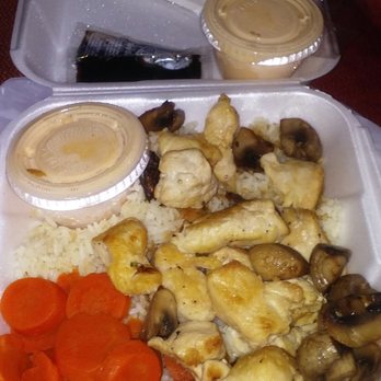 Yamato Express - What I came for! The hibachi chicken with mushrooms and honey carrots - Japanese Near Me - Shelby, North Carolina Yamato Express - What I came for! The hibachi chicken with mushrooms and honey carrots - Japanese Near Me - Shelby, North Carolina