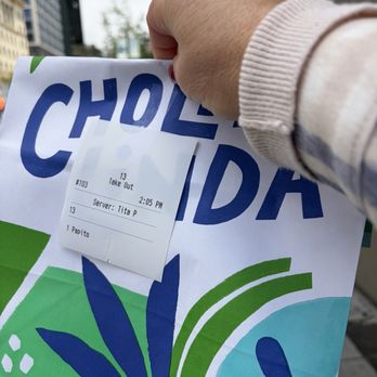 Cholita Linda - To go bag - Tacos Near Me - Berkeley, California