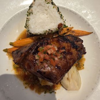 Roy's Restaurant - Butterfish with baby boy choy and rice - Seafood Near Me - Anaheim, California