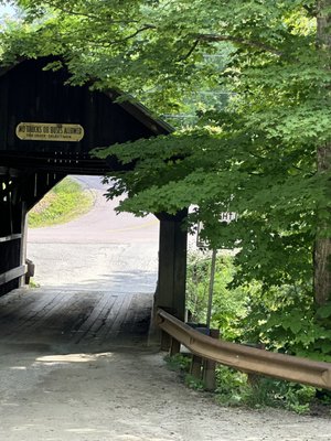 Historic Gold Brook Covered Bridge by null