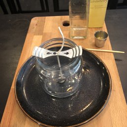 Candle Creation Set-up with selected fragrance