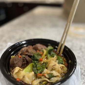 Trendy Dumpling - Beef Flat Noodle to go - Noodles Near Me - Houston, Texas Trendy Dumpling - Beef Flat Noodle to go - Noodles Near Me - Houston, Texas