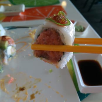 Mint Sushi - Blaze roll. So good. Perfect kick. - Japanese Near Me - Lee's Summit, Missouri