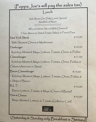 Menu photo 3 Poppa Joe's Ferndale, CA Menu photo 3 Poppa Joe's Ferndale, CA
