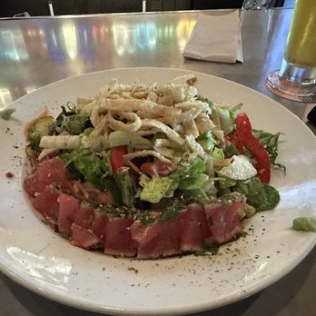 BJ's Restaurant & Brewhouse - Enlightened Seared Ahi Salad* - Pizza Near Me - Fort Myers, Florida BJ's Restaurant & Brewhouse - Enlightened Seared Ahi Salad* - Pizza Near Me - Fort Myers, Florida