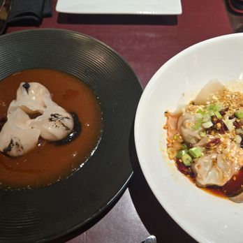 Nine Dragons Restaurant - Dumplings and wontons in chili oil - Chinese Near Me - Lake Buena Vista, Florida Nine Dragons Restaurant - Dumplings and wontons in chili oil - Chinese Near Me - Lake Buena Vista, Florida