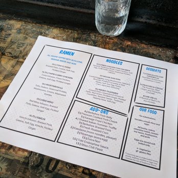 Toki Underground - Menu - Ramen Near Me - Washington, DC, District of Columbia
