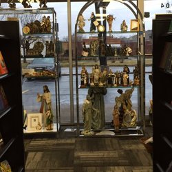 St Thomas More Books & Gifts - Rainy day at St. Thomas More Bookstore.