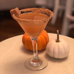 Pumpkin Pie spa Martini of the Month was delicious and came with the pedicure :)