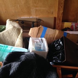 What the inside of our POD looked like -- stuff dumped in and not secured. What the inside of our POD looked like -- stuff dumped in and not secured.