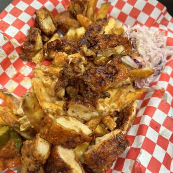 Buns N Shakes - Hot Chicken Fries (half eaten) - Burgers Near Me - New Brunswick, New Jersey Buns N Shakes - Hot Chicken Fries (half eaten) - Burgers Near Me - New Brunswick, New Jersey