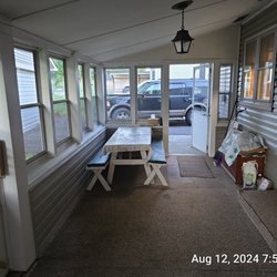 KBW Cleaning & Odd Jobs - This picture only shows 1/2 of our porch windows. They all look great.