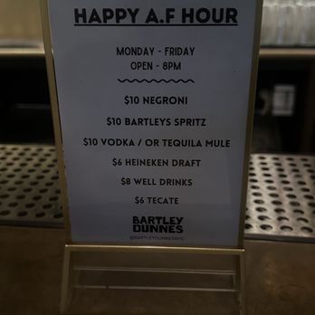 Bartley Dunnes - Cocktail Bars Near Me - New York, New York
