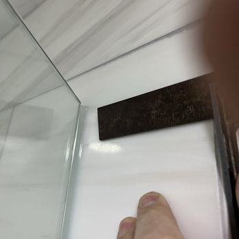 Unique Glass Design - Not equal to other end. - Glass & Mirrors Near Me