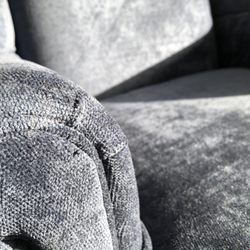 Ya We Do That - Soft blue chair after closeup