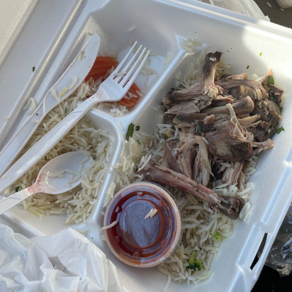 Char Char - This chicken qtr was a bit sad...maybe a bit low quality and it smells like it's abt to go bad. - Mediterranean Near Me - Tulsa, Oklahoma