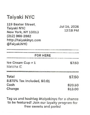 Menu photo 1 Taiyaki NYC New York, NY Menu photo 1 Taiyaki NYC New York, NY