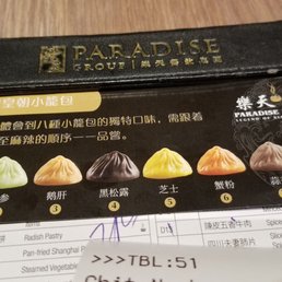 The different types of Xiao Long Baos
