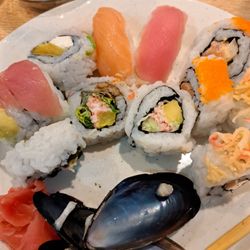 I love the sushi and the dumplings, always so good!