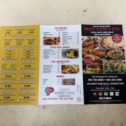 Best Pizza Pasta and Wings - Menu