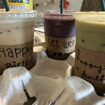 All is Well Cafe - Iced pumpkin latte, Berry smoothie and Blue Dreams Matcha - Coffee & Tea Near Me - Fletcher, North Carolina All is Well Cafe - Iced pumpkin latte, Berry smoothie and Blue Dreams Matcha - Coffee & Tea Near Me - Fletcher, North Carolina