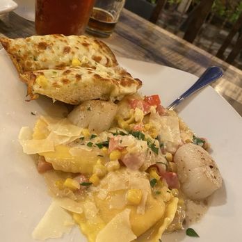 Sur at The Barnyard - Lobster ravioli with scallops - New American Near Me - Carmel, California