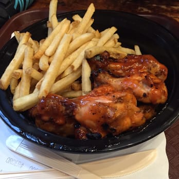 Chirping Chicken - Grilled buffalo wings and French fries - American Near Me - New York, New York