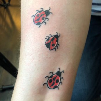 Lucky 13 Tattoos - Ladybugs - Tattoo Near Me - Alameda, California Lucky 13 Tattoos - Ladybugs - Tattoo Near Me - Alameda, California