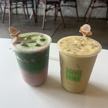 Kavahana - Strawberry Matcha and Mango Lassi Nectar - Lounges Near Me - Santa Monica, California