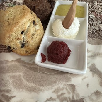 Sip Tea Room - Chocolate and fruit scones - Tea Rooms Near Me - San Francisco, California