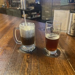 Wizard Rootbeer and Red ale!