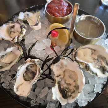 Gordon Ramsay Hell's Kitchen - oysters on the half shell chef's daily selection, hk mignonette, gin cocktail sauce (half dozen) - New American Near Me - Las Vegas, Nevada Gordon Ramsay Hell's Kitchen - oysters on the half shell chef's daily selection, hk mignonette, gin cocktail sauce (half dozen) - New American Near Me - Las Vegas, Nevada
