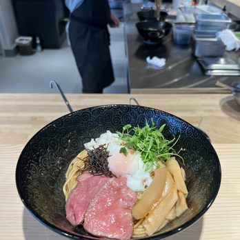 Noodle in a Haystack - abura soba ramen (soupless) with wagyu - Ramen Near Me - San Francisco, California