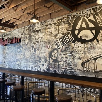3 Punk Ales Brewing - a wall with graffiti - Breweries Near Me - Chula Vista, California