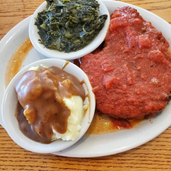 Maria's Grill - Meatloaf with two sides - Burgers Near Me - Charlotte, North Carolina