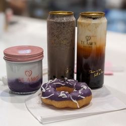 Te’amo Boba Bar - Ube Mochi Donut