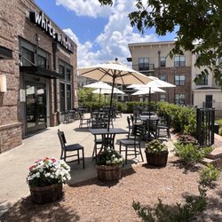 White Windmill Bakery and Cafe - Outdoor seating & door entrance