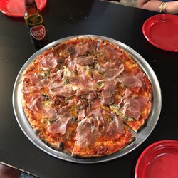 Rock Pizza - That's a SMALL Rock & Roll pizza.  12.60€