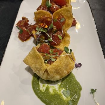 Library Wine & Provisions - Tuna Wonton Cups - Salad Near Me - Gonzales, Louisiana