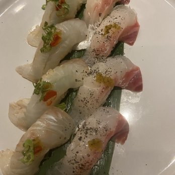 Seabutter - Laguna Beach - Hamachi (left) red snapper (right) - Japanese Near Me - Laguna Beach, California