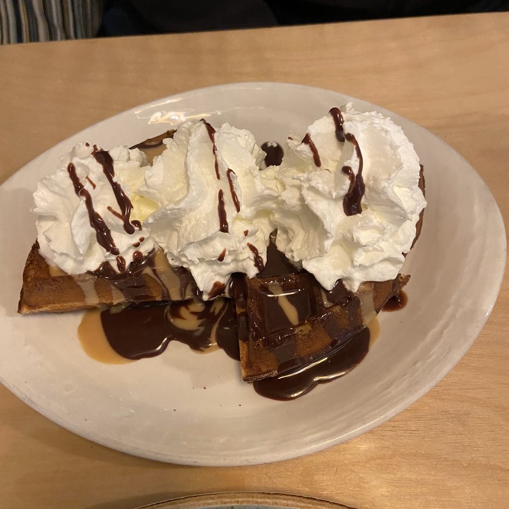 Coffee and Waffles - Nutella and peanut butter waffle - Cafes Near Me - Prague, Puerto Rico Coffee and Waffles - Nutella and peanut butter waffle - Cafes Near Me - Prague, Puerto Rico