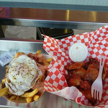 Stewart&Grub - This was awesome! Stuart fries animal style with a fried egg on top & Thai Sweet chilli wings - Chicken Wings Near Me - Downey, California Stewart&Grub - This was awesome! Stuart fries animal style with a fried egg on top & Thai Sweet chilli wings - Chicken Wings Near Me - Downey, California
