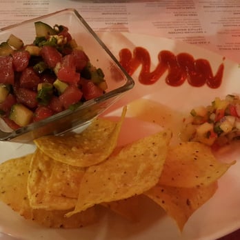 The Chew Chew - Ahi tuna appetizer - ask for extra chips! - American Near Me - Riverside, Illinois The Chew Chew - Ahi tuna appetizer - ask for extra chips! - American Near Me - Riverside, Illinois