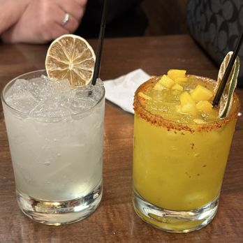 Taqueria Sol Azteca - Regular and mango margaritas - Mexican Near Me - Rohnert Park, California