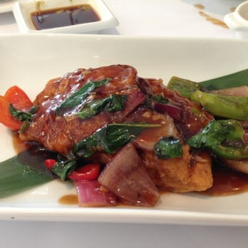 Spoon & Fork Plus - Tilapia with shrimp - Italian Near Me - Oakville, Ontario